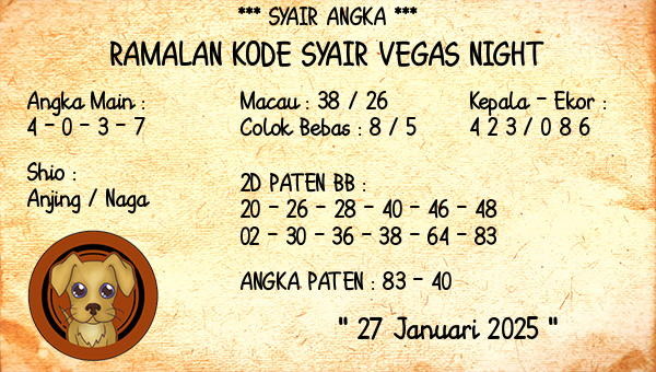 Prediksi Vegas Night