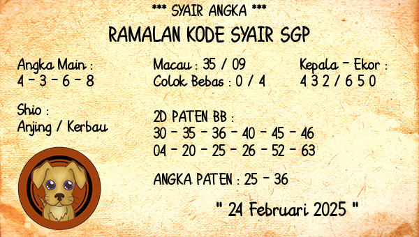 Prediksi SGP