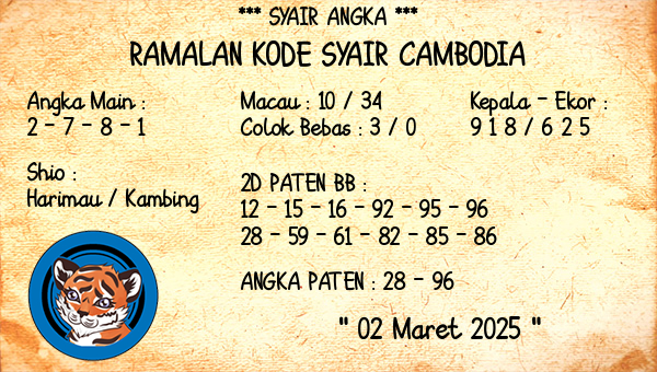 Prediksi Cambodia