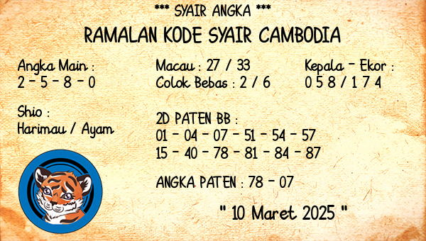 Prediksi Cambodia