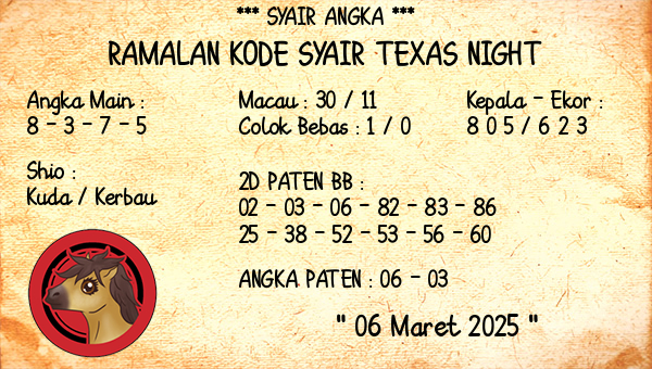 Prediksi Texas Night