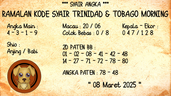 Prediksi Trinidad & Tobago Morning