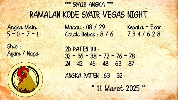 Prediksi Vegas Night